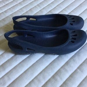 Crocs Navy slip ons